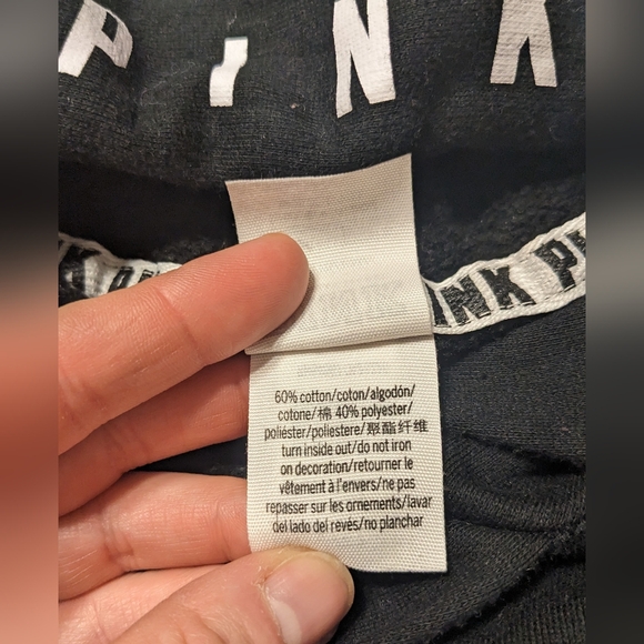 PINK Victoria's Secret Y2K Logo Hoodie and Long Sleeved Tee Bundle sz L - Picture 4 of 16